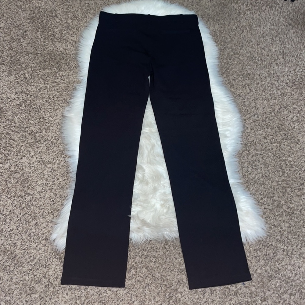 Betabrand Dress Yoga Black Straight Leg Pants - Picture 5 of 7